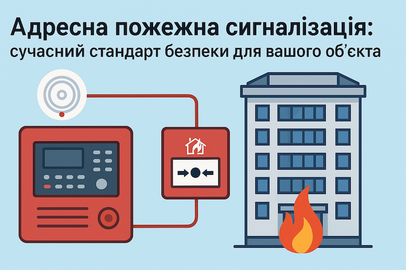 Адресна пожежна сигналізація: сучасний стандарт безпеки для вашого об’єкта - Вогнеборець Плюс