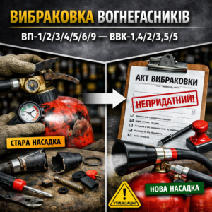 вибраковка вогнегасників