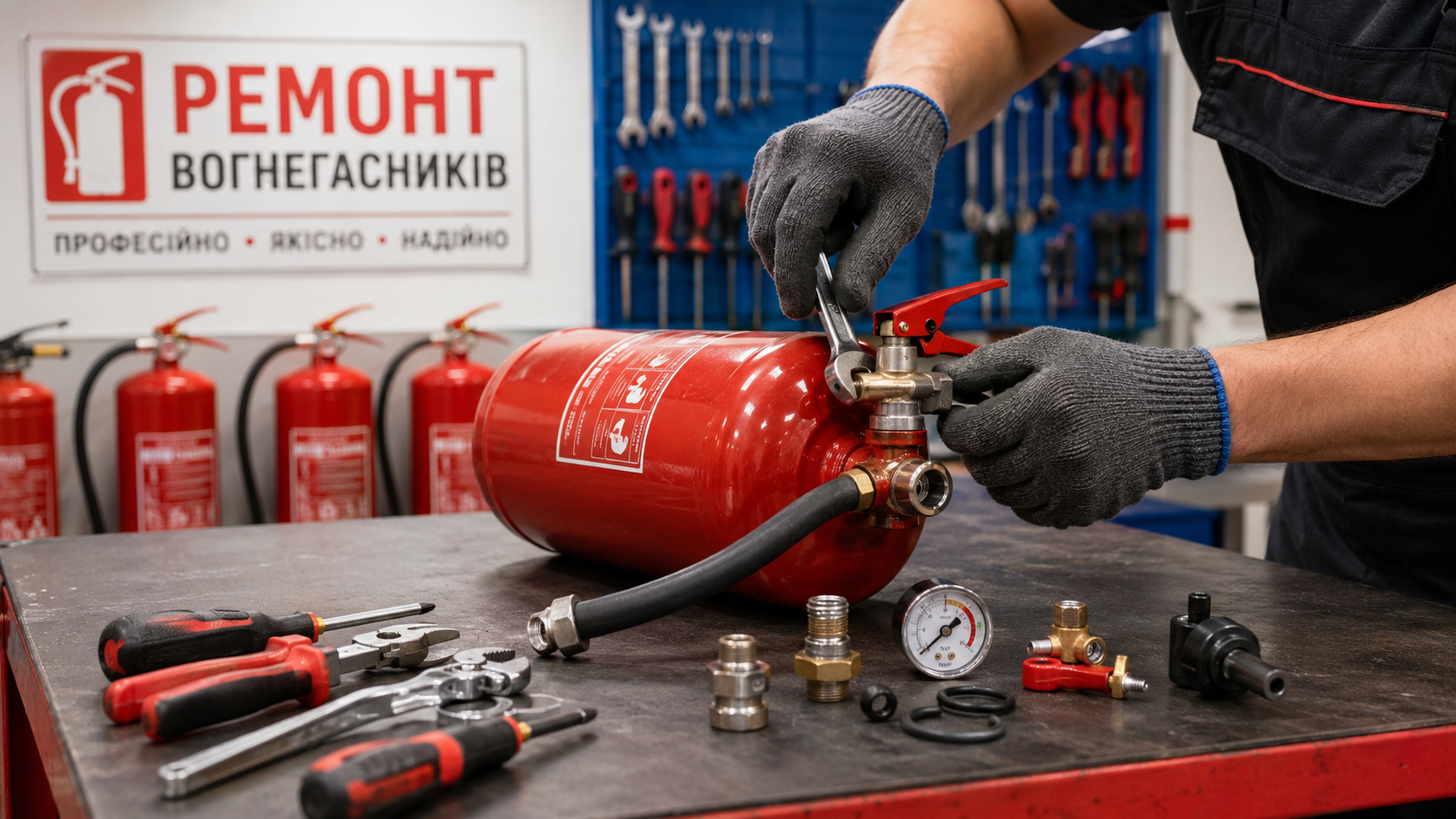 Ремонт вогнегасників: коли він потрібен і чому не варто відкладати - Вогнеборець Плюс